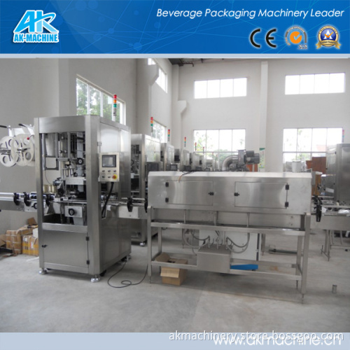 Automatic Sleeve Labeling Machine for Bottling Plant